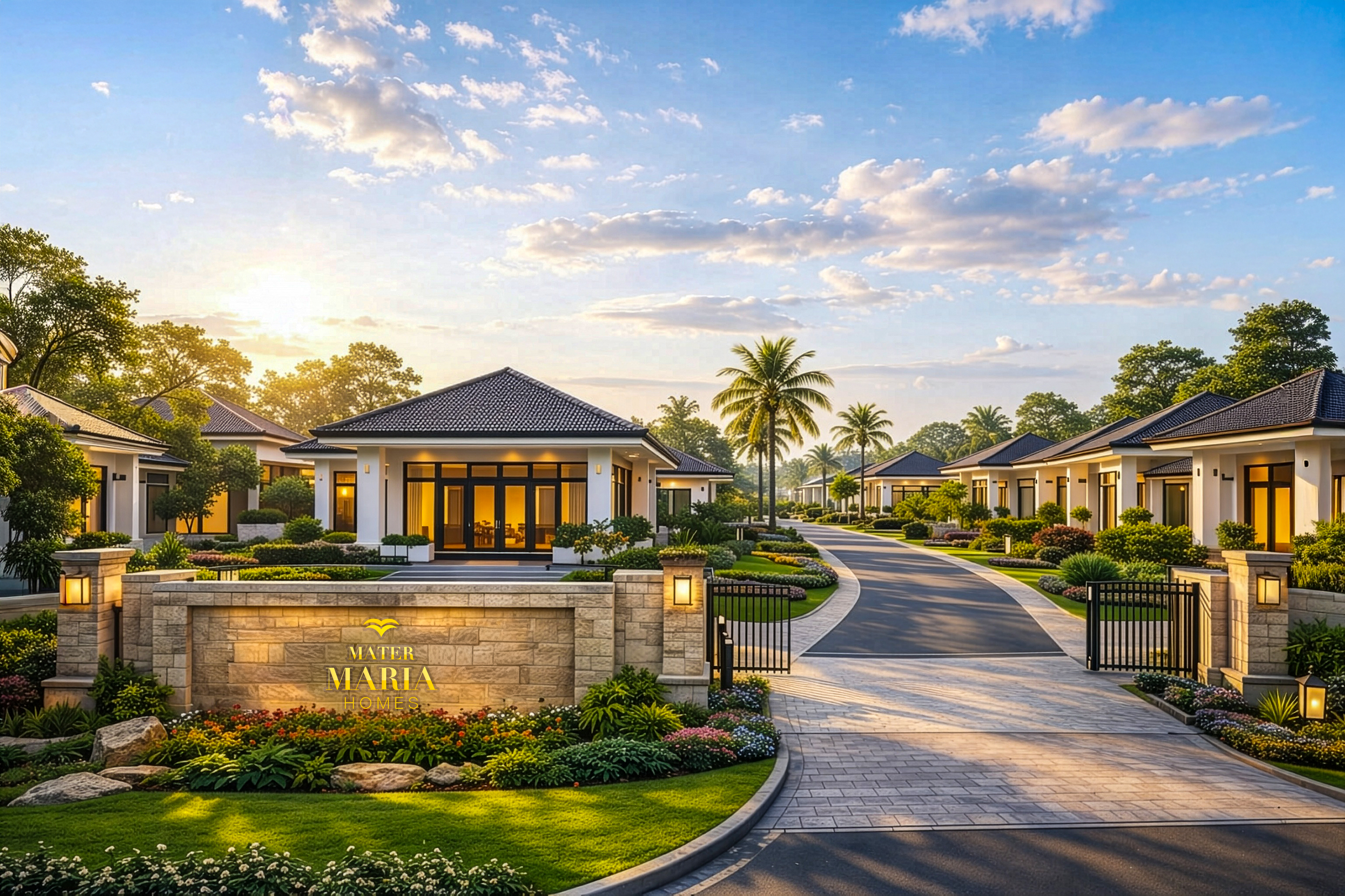 Mater Maria Homes garden pathway